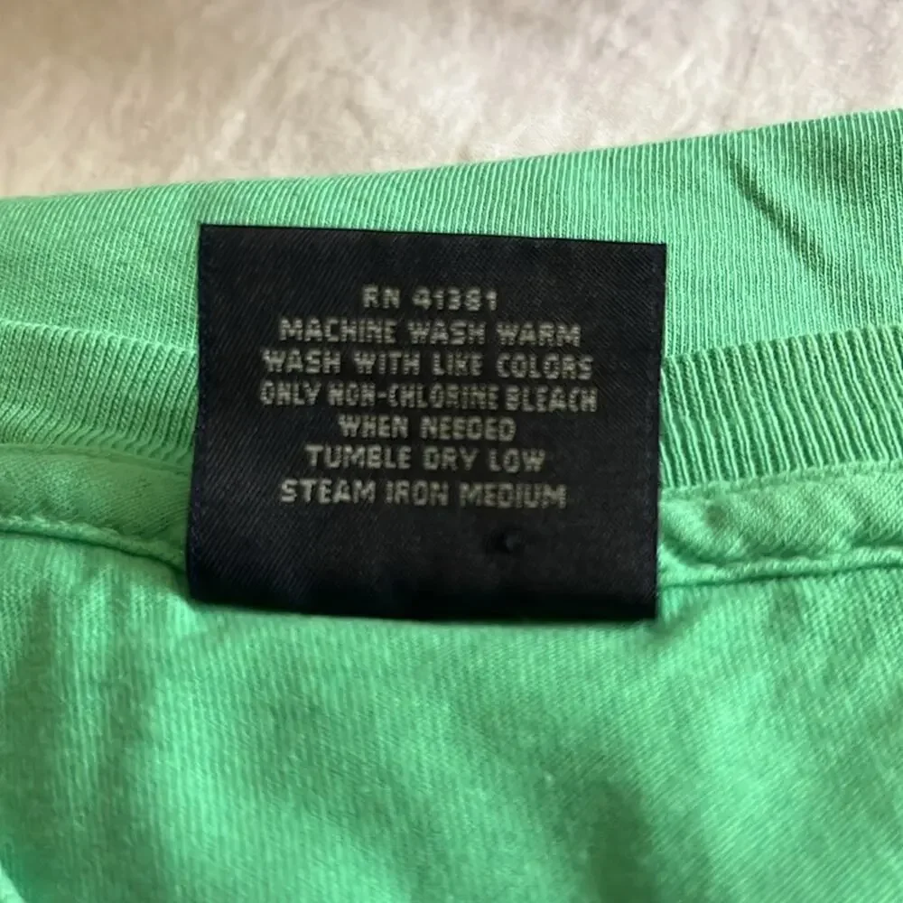 Vintage Polo Ralph Lauren Shirt Green Short Sleeve Mens XL VIntage